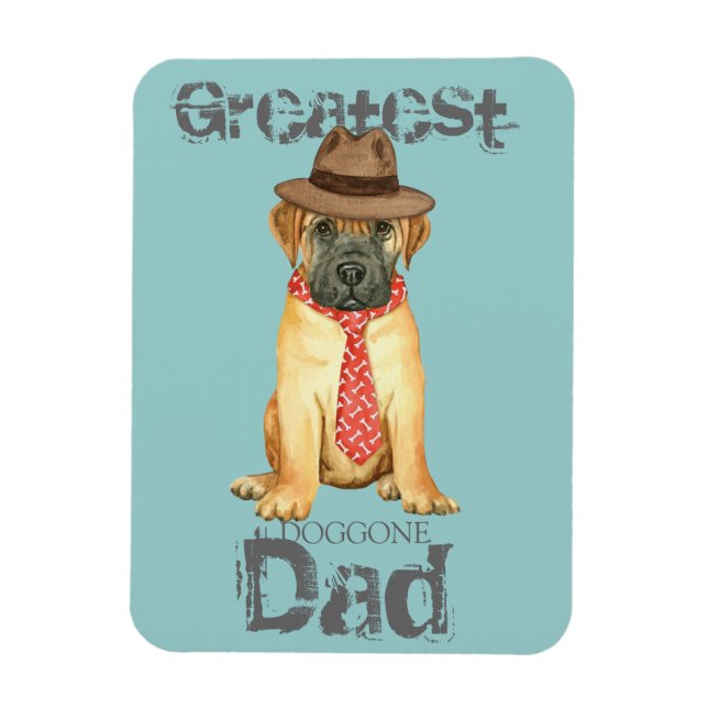Imán Bullmastiff Dad (Vertical)