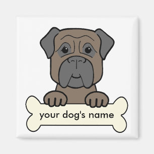Imán Bullmastiff personalizado
