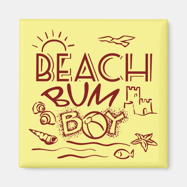 Imán Bum de playa (Frente)
