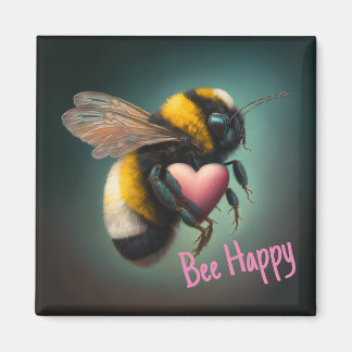 Imán Bumble Bee - Bee Happy - Magnet
