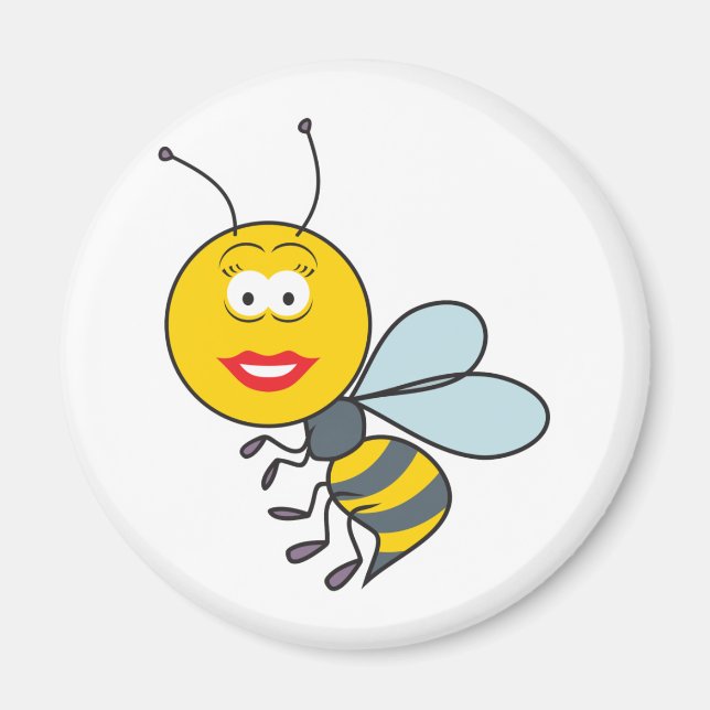 Imán Bumble Bee Face (Frente)