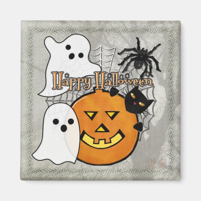 Imán Bump en la Halloween de la noche (Frente)