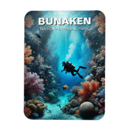 Imán Bunaken Indonesia Scuba Diver