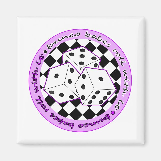 Imán Bunco Babes Rolling With It - Purple (Frente)