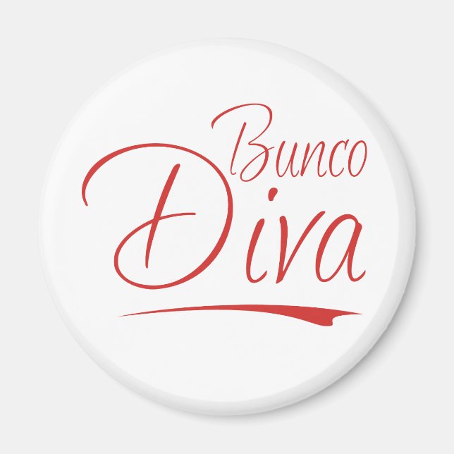 Imán bunco diva (Frente)