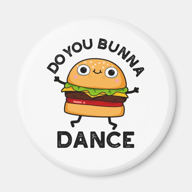 Imán Bunna Dance Funny Bun Pun (Frente)