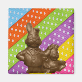 Imán Bunnies de Pascua de Chocolate