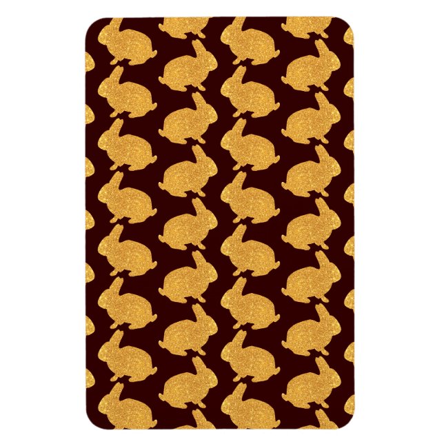 Imán Bunnies dorados (Vertical)