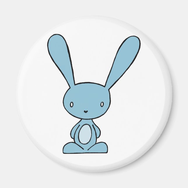 Imán Bunny Blue Magnet (Frente)