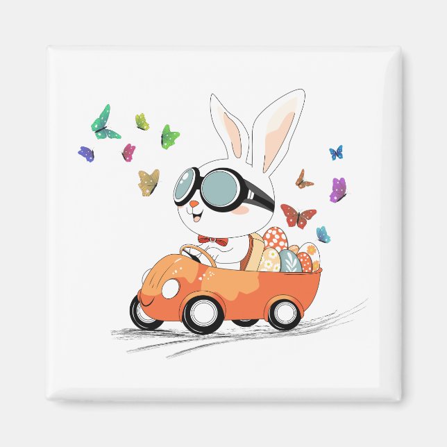 Imán Bunny Carrot Hopping Ride (Frente)