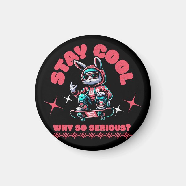 Imán Bunny de Guay Skateboarding (Frente)