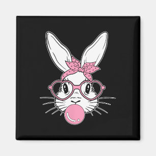 Imán Bunny Face Easter Day Bubblegum Bandana Gles Chica