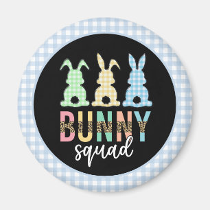 Imán Bunny Squad Caza de huevos de Pascua Conejito