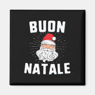 Imán Buon natale christmasitaly santa babbo italiano