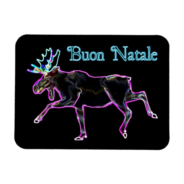 Imán Buon Natale - Moose Eléctrico (Horizontal)