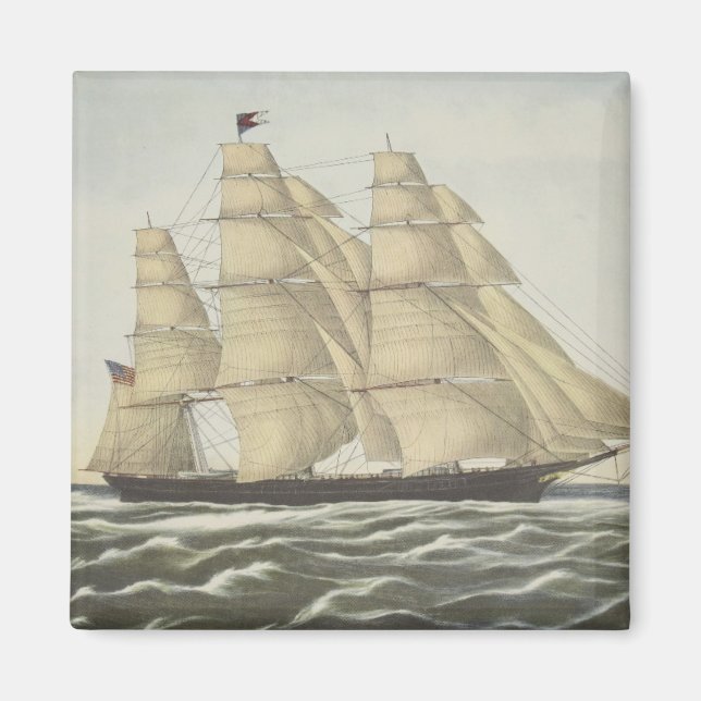 Imán Buque Clipper, Nube Voladora (Frente)