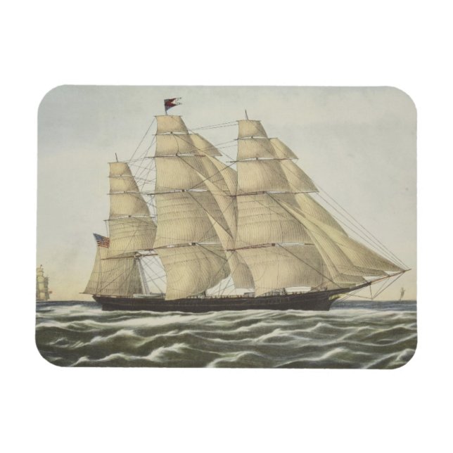 Imán Buque Clipper, Nube Voladora (Horizontal)