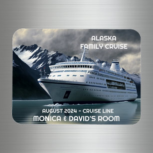 Imán Buque de crucero de Alaska en el Océano Personaliz