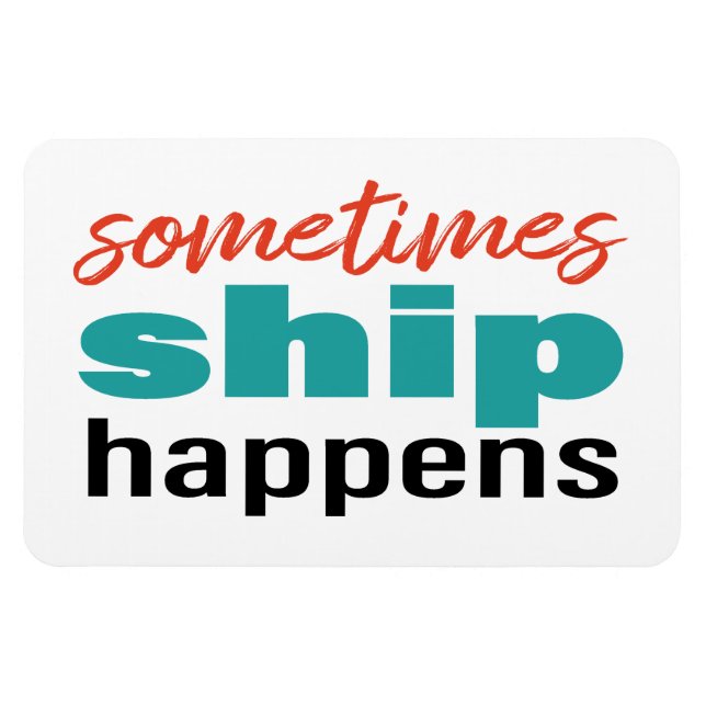 Imán Buque de crucero divertido (Horizontal)