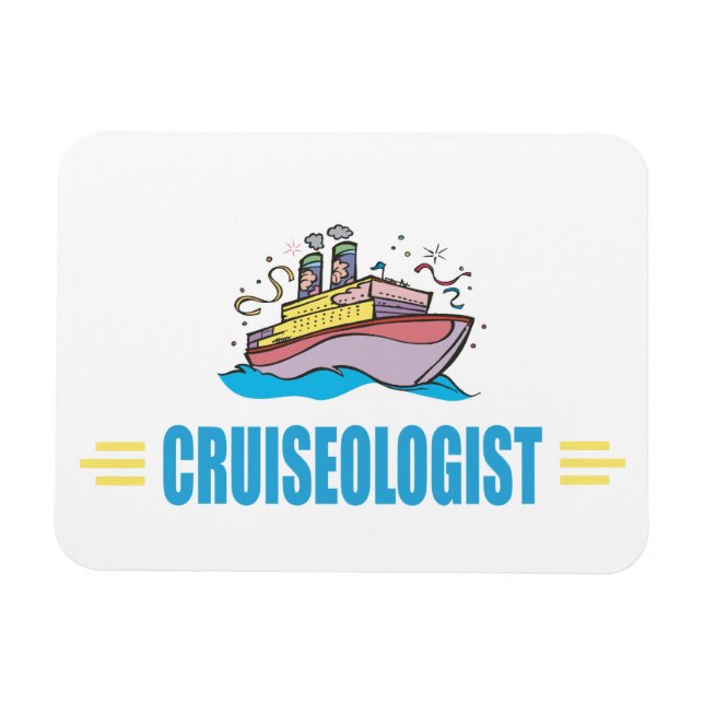 Imán Buque de crucero humorístico (Horizontal)