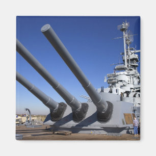 Imán Buque de guerra USS Alabama en el Memorial del Aco