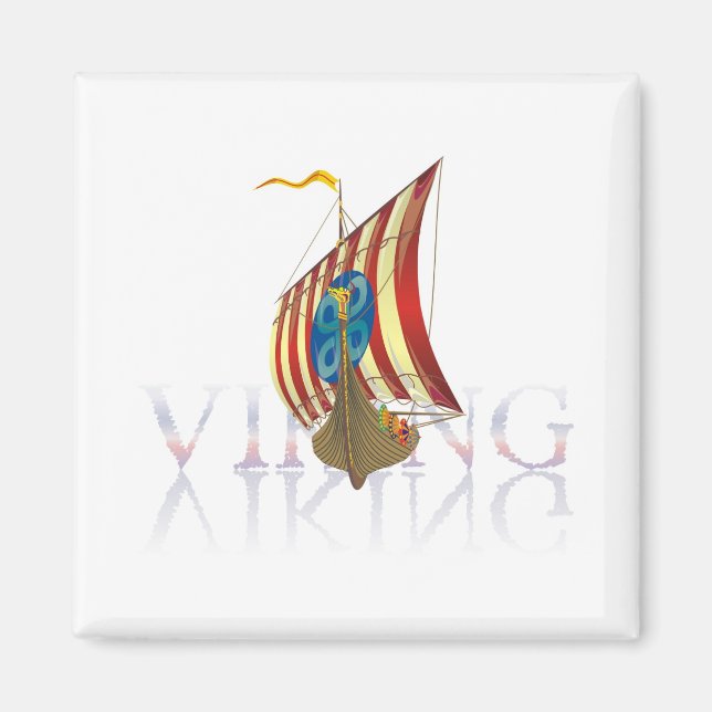 Imán Buque de observación reflexionando sobre agua mist (Frente)