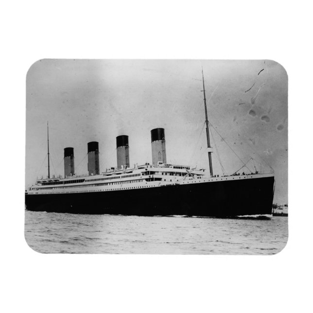 Imán buque de vapor de línea de pasajeros RMS Titanic (Horizontal)
