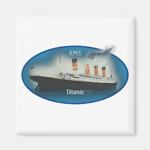 Imán Buque Titananic Maritime Blue Star Line