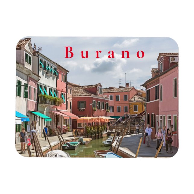 Imán Burano. 10. (Horizontal)