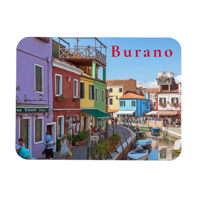 Imán Burano. #11. (Horizontal)