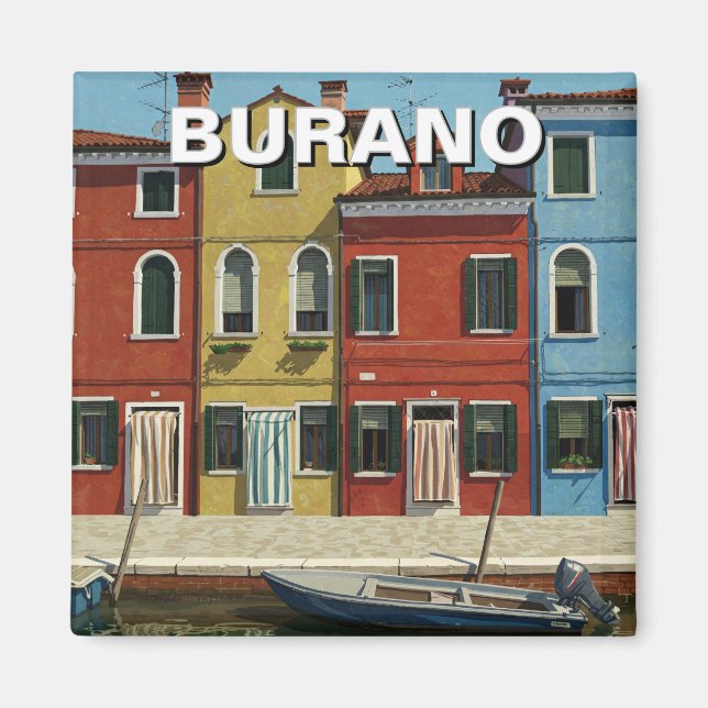 Imán Burano Italia (Frente)