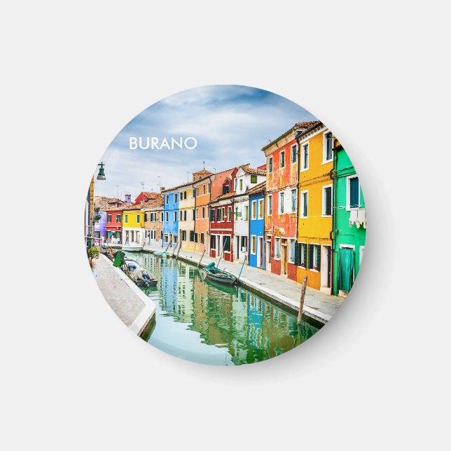 Imán Burano (Italia) (Frente)