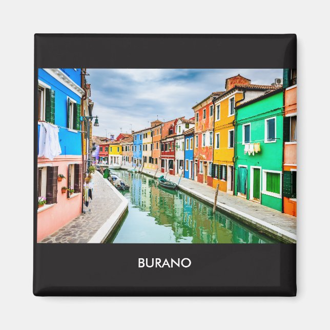 Imán Burano (Italia) (Frente)