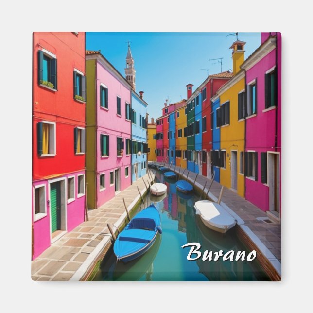 Imán Burano Venice Magnet (Frente)