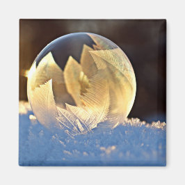 Imán Burbuja de jabón en nieve