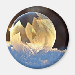 Imán Burbuja de jabón en nieve