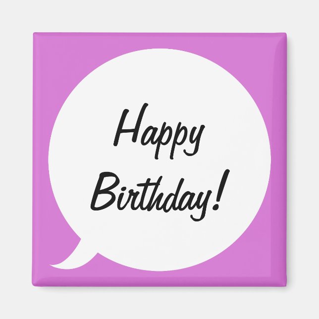 Imán Burbuja del discurso de la orquídea (Frente)