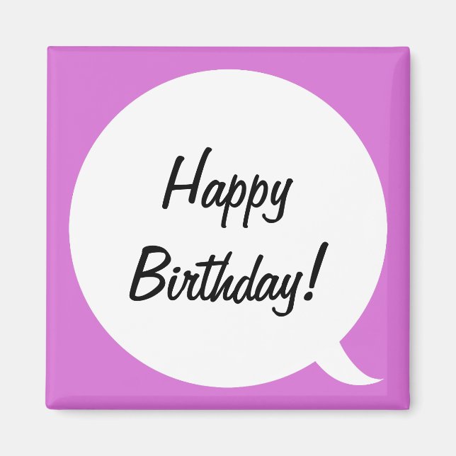 Imán Burbuja del discurso de la orquídea 2 (Frente)