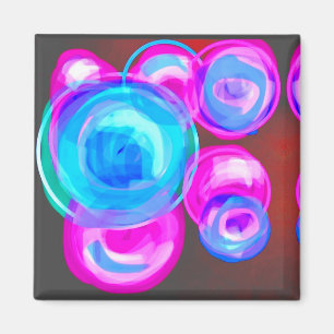 Imán Burbujas Arte Moderno