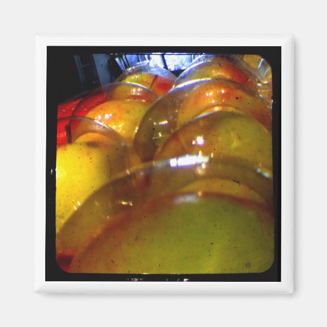 Imán burbujas de manzana (Frente)