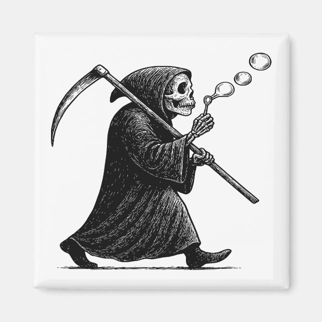 Imán Burbujas de paro de barro (Frente)