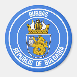 Imán Burgas Round Emblem