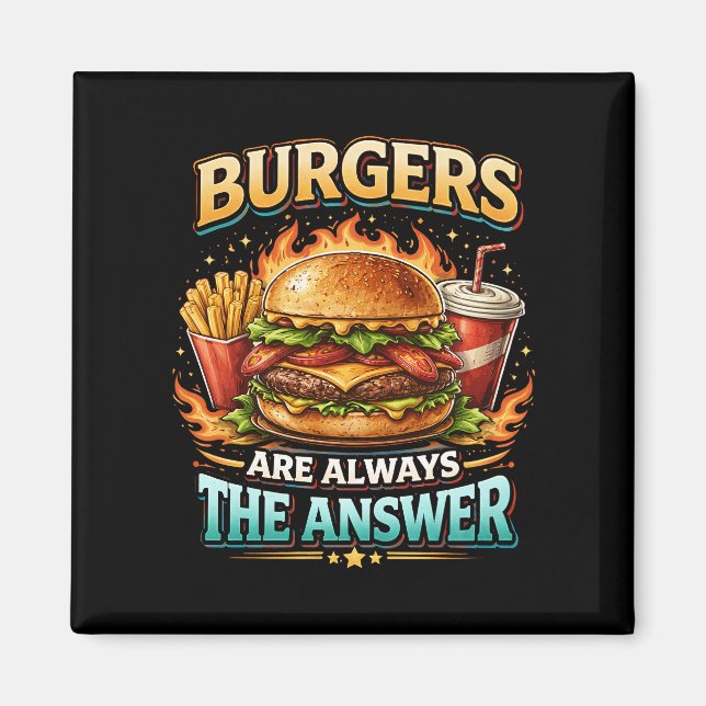 Imán Burgers Are Always the Answer (Frente)