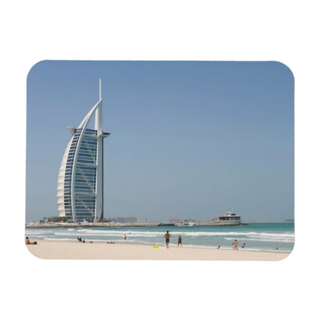 Imán Burj Al Arab Desde Sunset Beach, Dubai (Horizontal)