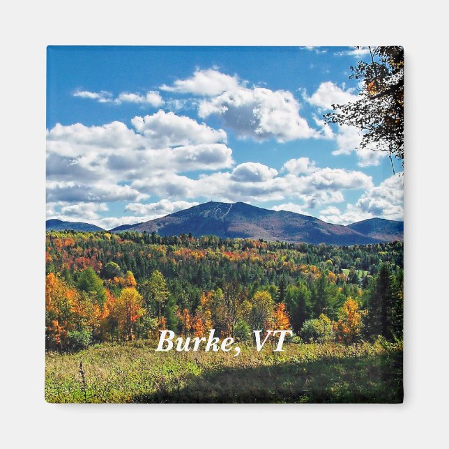 Imán Burke, Vermont, otoño hermoso, (Frente)