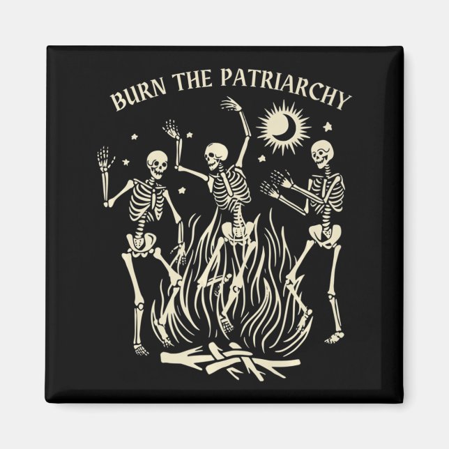 Imán Burlar El Halloween Feminista Del Patriarcado (Frente)