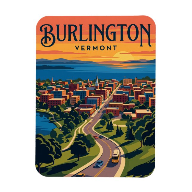 Imán Burlington EE. UU. (Vertical)