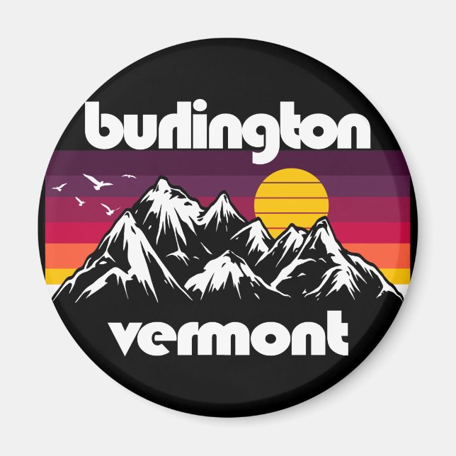 Imán Burlington, Vermont (Frente)
