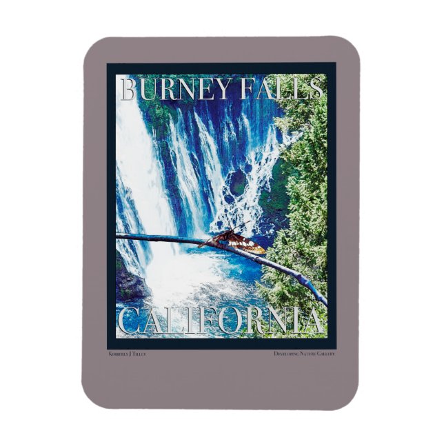 Imán Burney Falls, Poster de CA (Vertical)