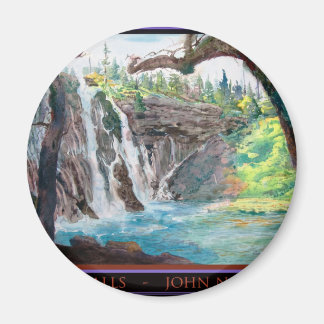 Imán Burney Falls Watercolor